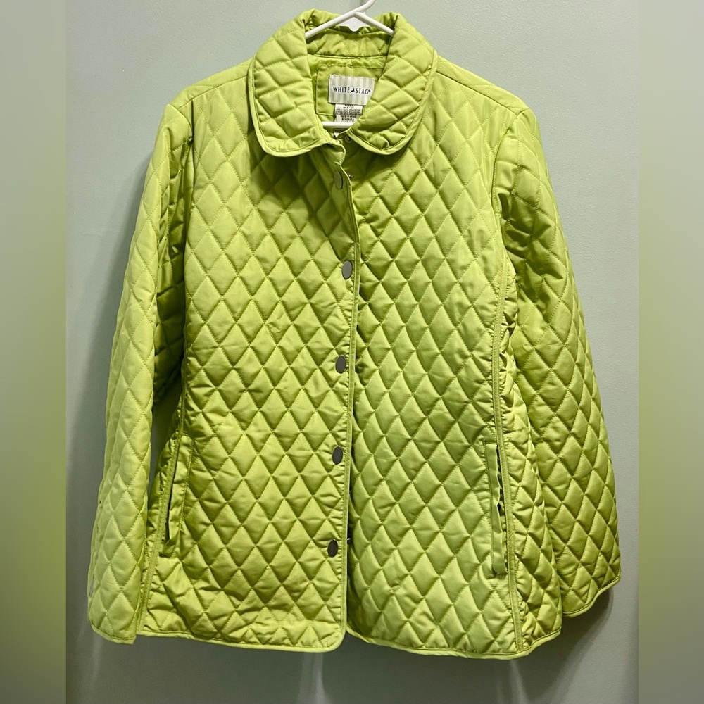 White Stag Green Quilted Jacket Size M 8/10